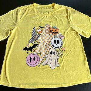 CUTE WOMENS HALLOWEEN T-SHIRT XL NO NAME BRAND TAG